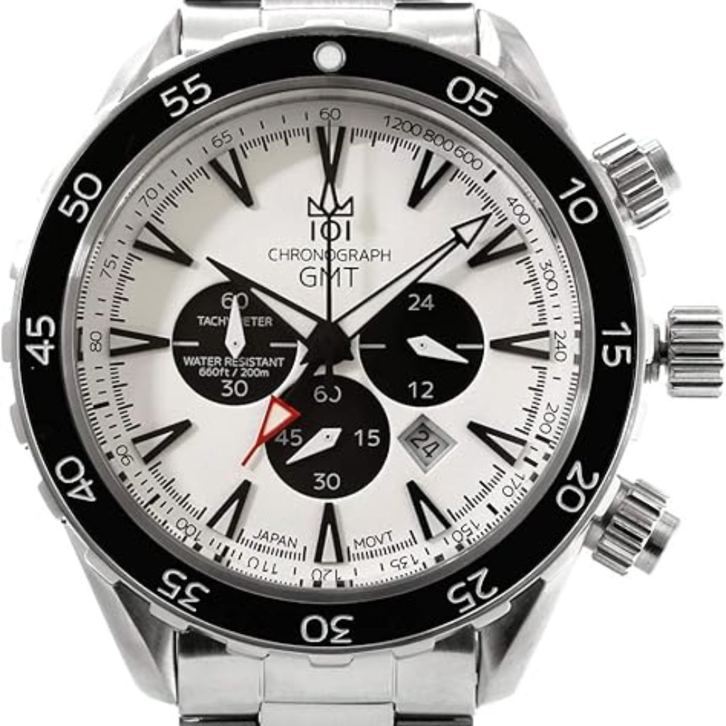Hyakuichi 101 Chronograph Gmt Watch Brand New In Box
